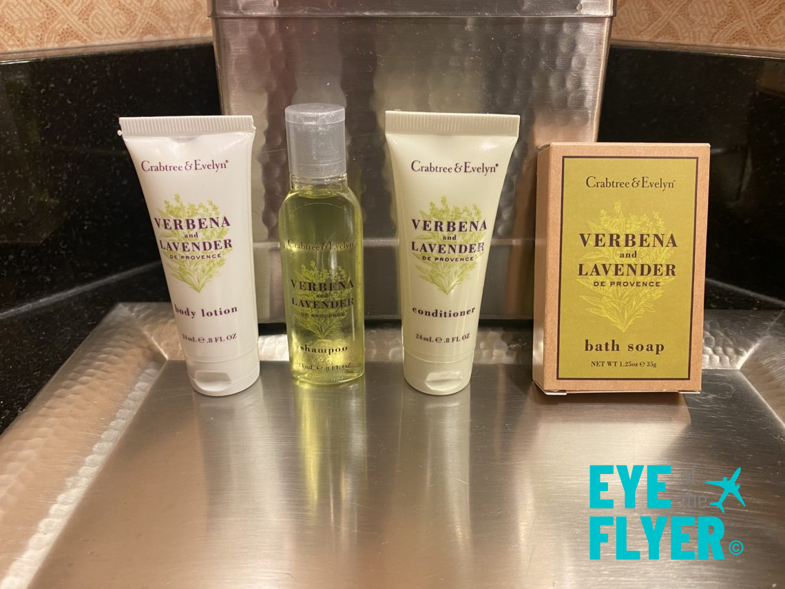 HiltonChicagoO'HareAirportHotelReviewToiletries Eye of the Flyer
