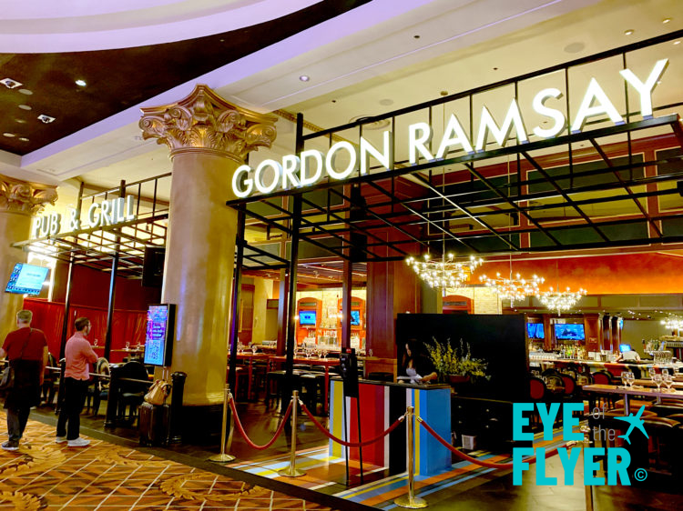 Gordon Ramsay Pub & Grill at Caesars Palace -- a Las Vegas Strip hotel -- in Paradise, Nevada.