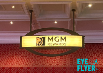 The MGM Rewards desk at Bellagio in Las Vegas.