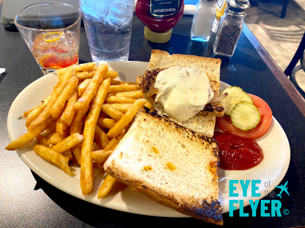 Charbroiled Chipotle Marinated Chicken Breast Sandwich at Bardenay Restaurant and Distillery at Boise Airport