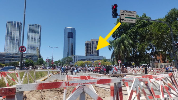 Trying to Get to the Buenos Aries Airport – During the World Cup Champions Celebration