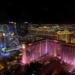 Caesars Entertainment and MGM Resorts properties are seen from the top of the High Roller in Paradise, Nevada, home to the famous Las Vegas Strip.