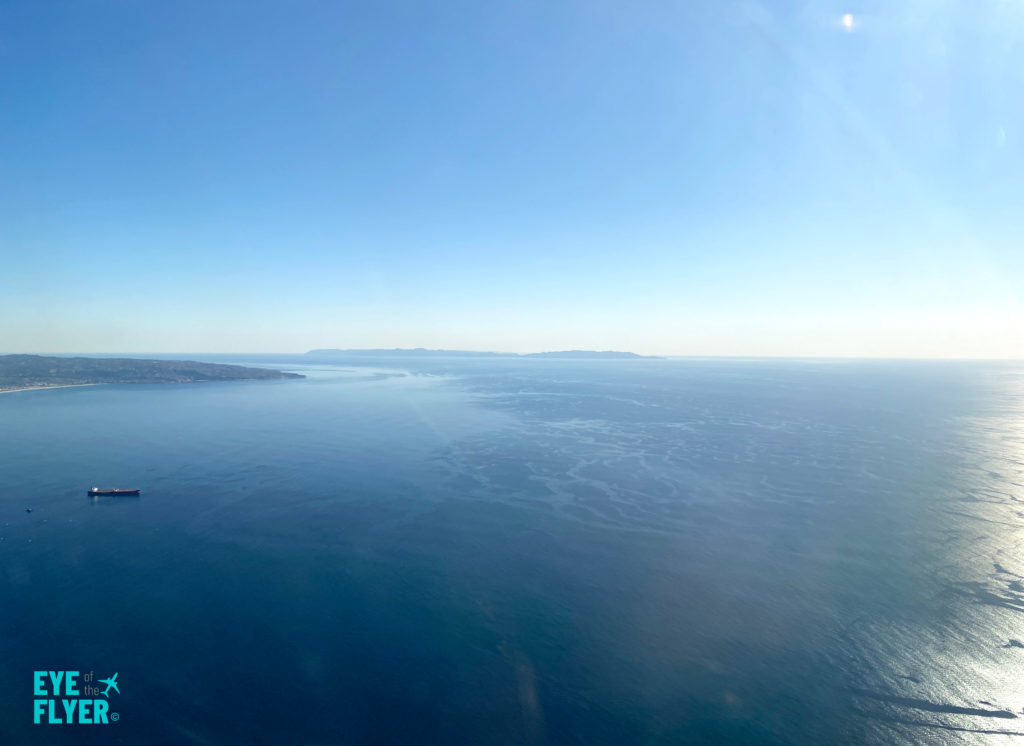 Catalina Island in the distance
