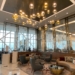 The new Delta Sky Club at Delta Air Lines' new Terminal C at LaGuardia Airport in Queens, New York (LGA).