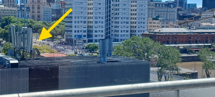 Trying to Get to the Buenos Aries Airport – During the World Cup Champions Celebration