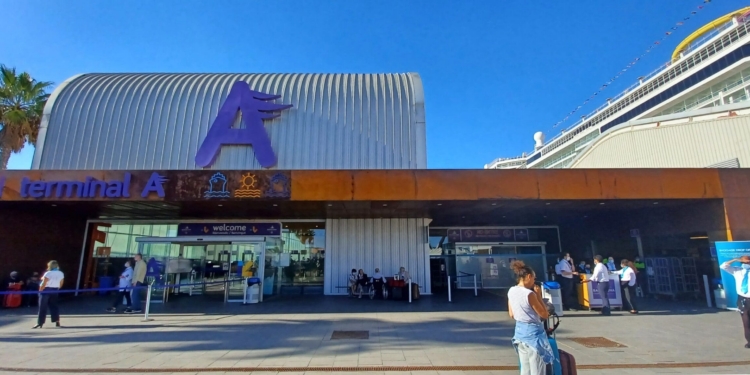 a building with a large sign on it