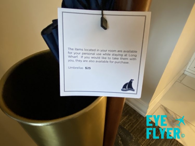 UmbrellaMarriottLongWharfReview Eye of the Flyer