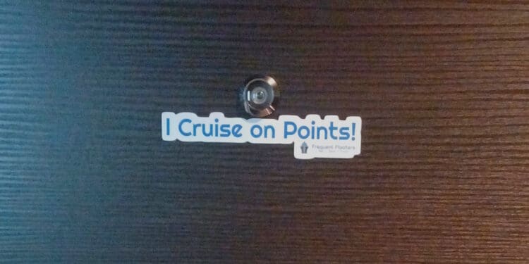 a sign on a door