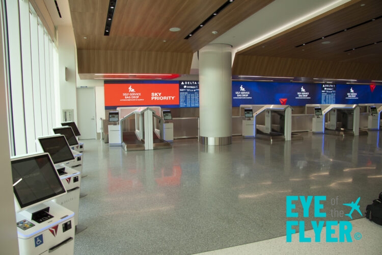 DeltaLAXWestHeadhouseKiosksBagDrops Eye of the Flyer