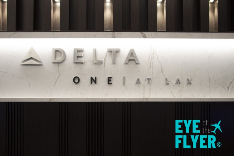 The Delta One check in at LAX