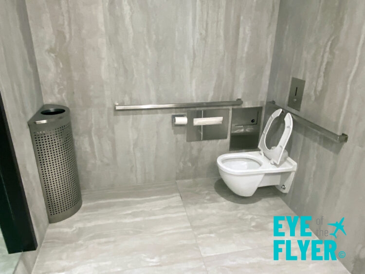 DeltaOneLAXcheckinrestroomtoilet Eye of the Flyer