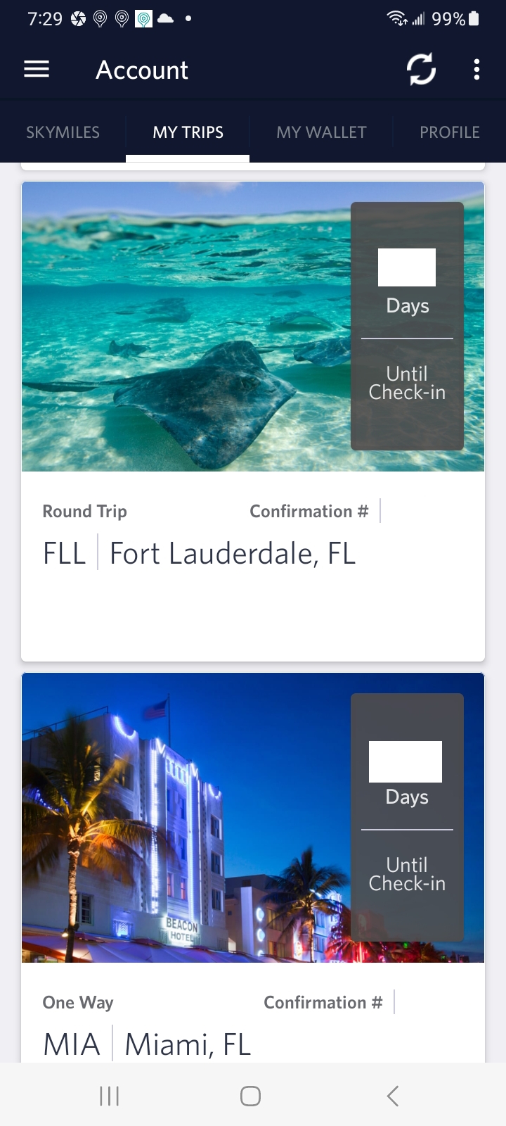 New Delta App look - Eye of the Flyer