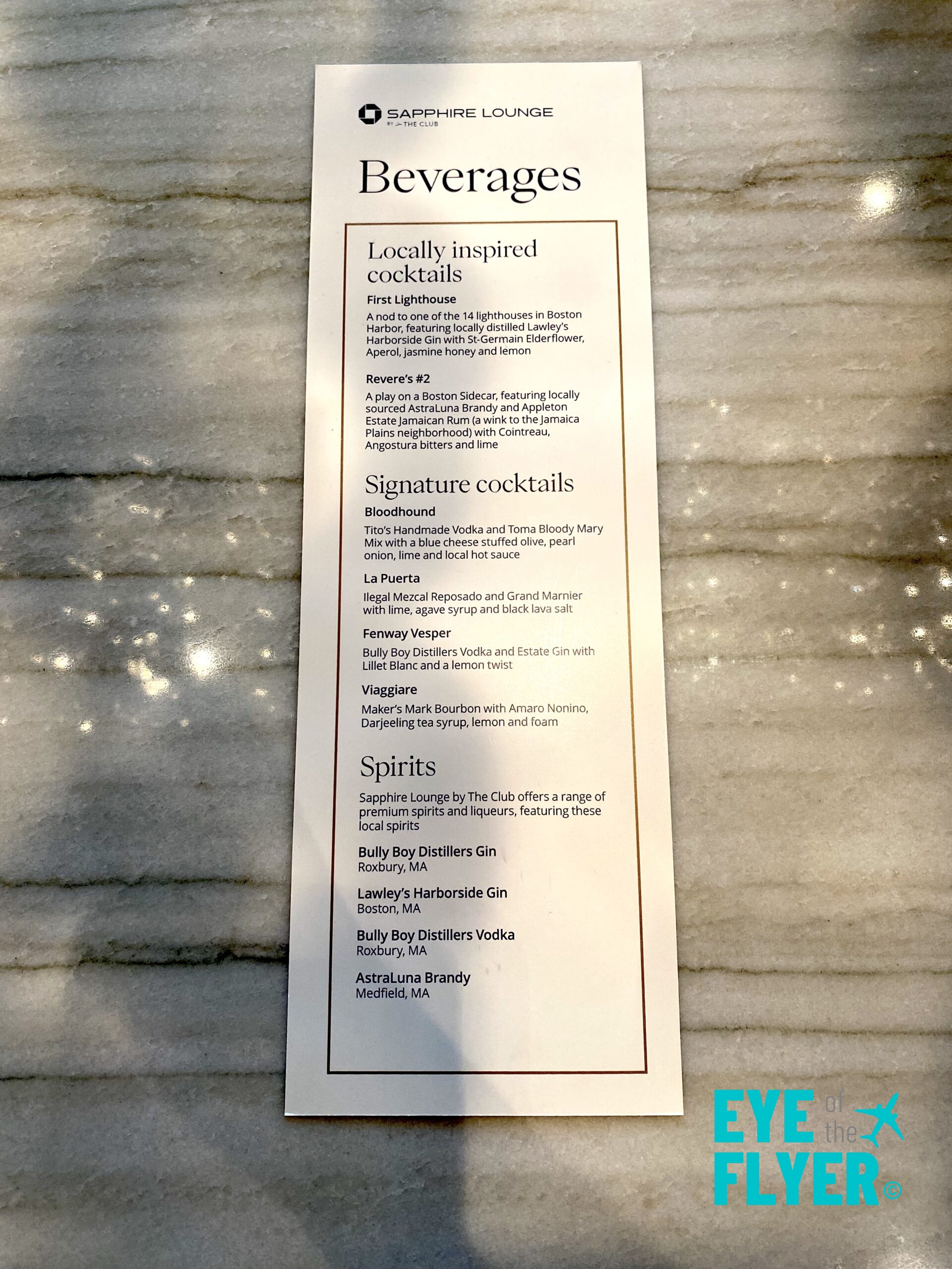 Chase-sapphire-lounge-boston-review-signature-drink-menu - Eye Of The Flyer