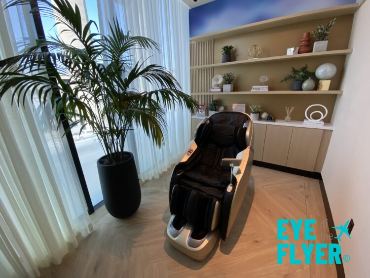 Wellness room at Boston Chase Sapphire Lounge by The Club