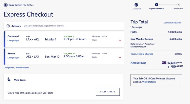 WOW: Delta Roundtrips to New Zealand for as Low as 44,000 SkyMiles! (#KeepClimbing!)