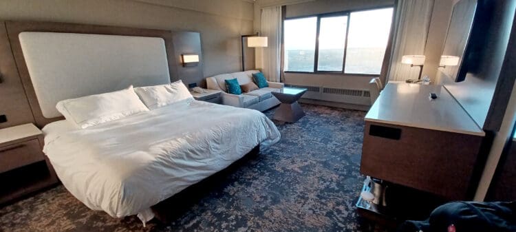 The Hilton Anchorage Alaska Hotel Across From The Alaska Railroad Station Review