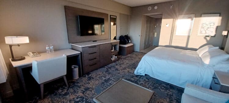 The Hilton Anchorage Alaska Hotel Across From The Alaska Railroad Station Review