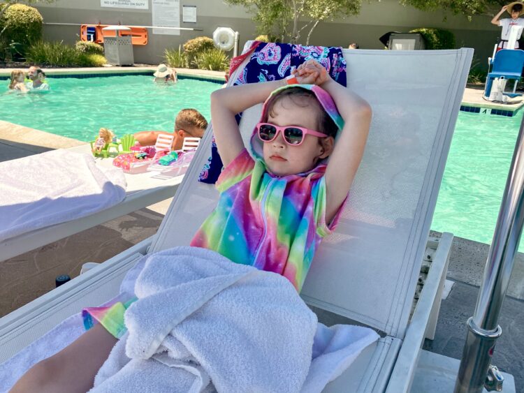 Kickin' it by the pool