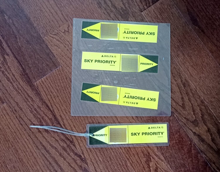 Could a $3 Delta Sky Priority Bag Hack Work? It’s Doubtful – But a Fun Bag Tag Either Way, Right?
