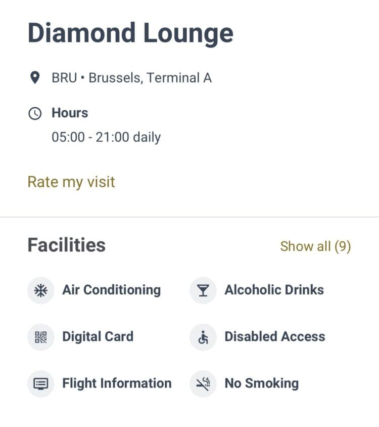 a screenshot of a flight schedule