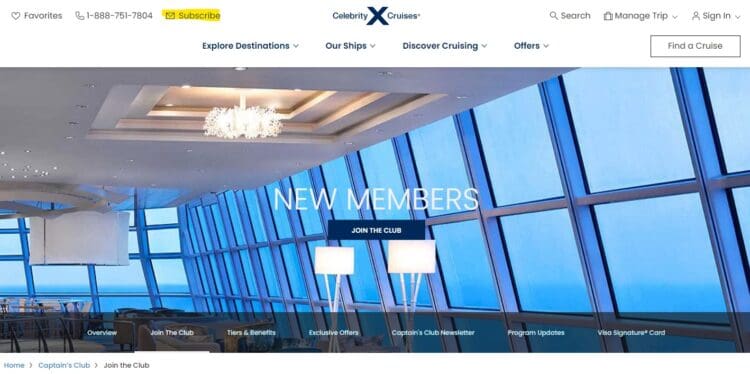 Join Celebrity’s Captain’s Club BEFORE You Book Your First Cruise