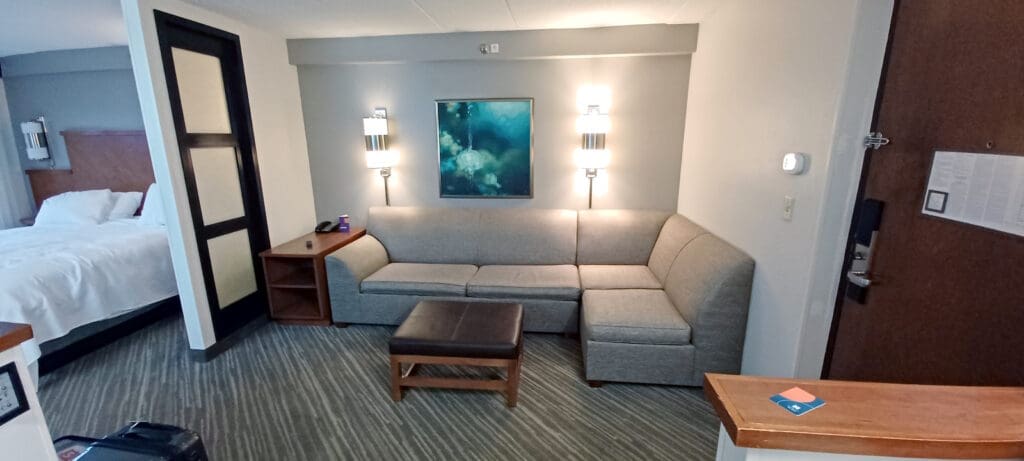 a couch in a room