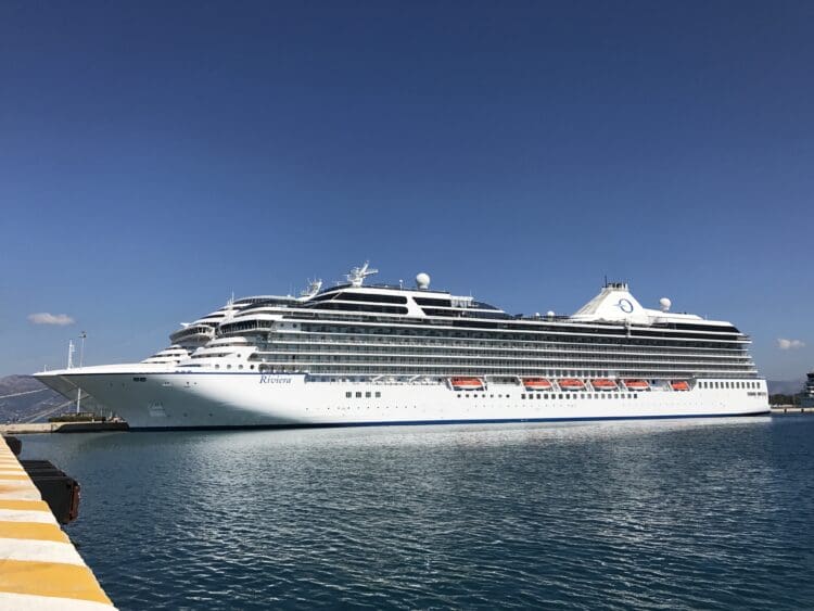 Oceania Riviera in Corfu Greece 2017