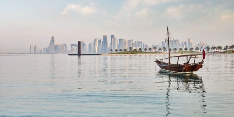 Dhow Boat in Doha, Qatar
