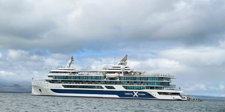 Celebrity Cruises Flora in Baltra Galapagos