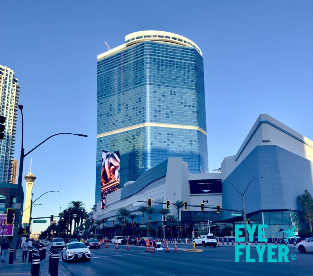 The southern exterior of Fontainebleau Las Vegas is seen from Las Vegas Blvd.