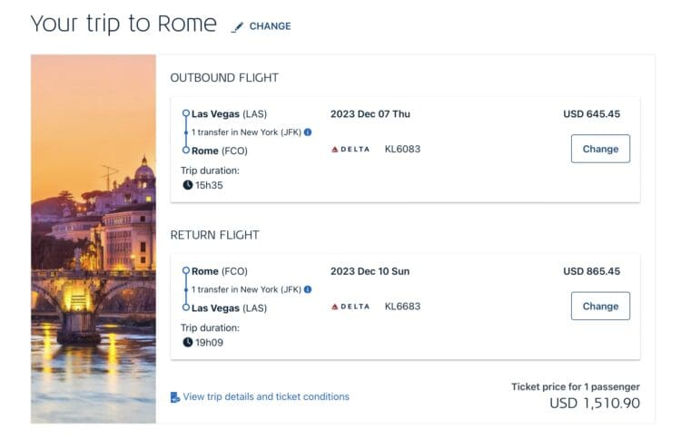 HURRY: Premium Economy Status Run/Mini-Vacation to Rome for Delta MQD and MQM!