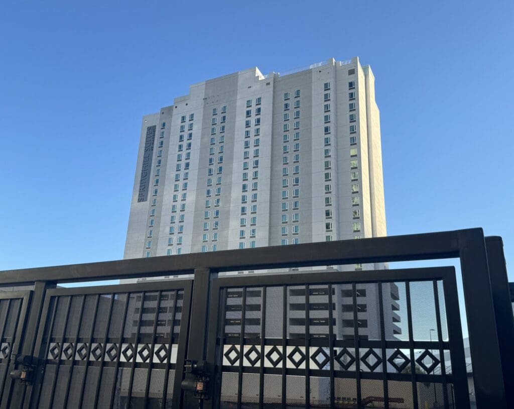 Exterior view of the SpringHill Suites Las Vegas Convention Center (© Eye of the Flyer)