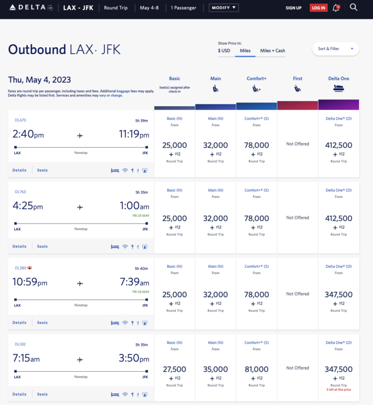 A New Feature? The Delta Reserve Amex’s “TakeOff 15” — a 15% Discount on SkyMiles Award Travel for Card Members?!