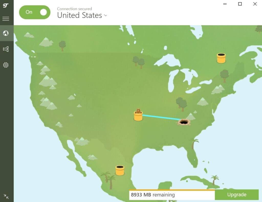 a screenshot of a map