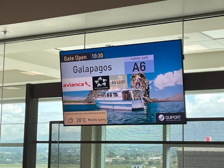 a sign from a window