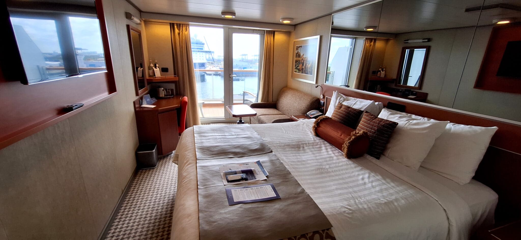 Cabin 6168 Aft Balcony Holland America Eurodam HAL Review 2024 (2