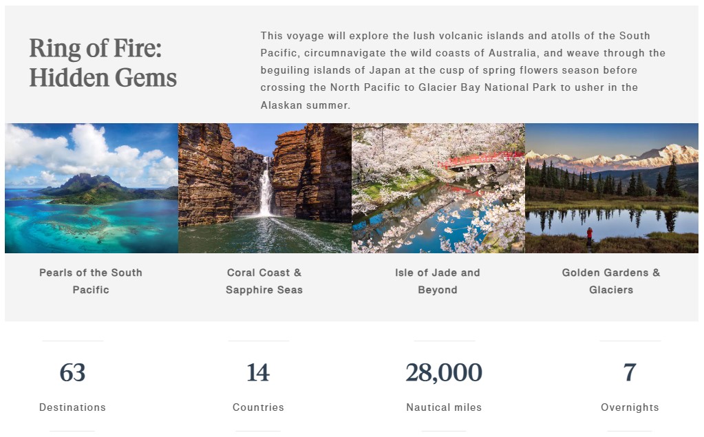 a screenshot of a travel website