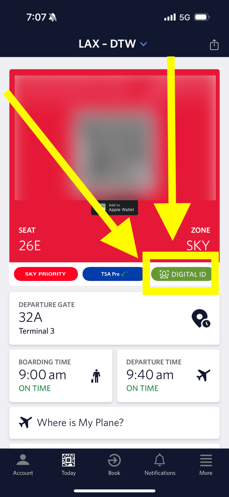 Delta Digital Id Boarding Pass Eye Of The Flyer