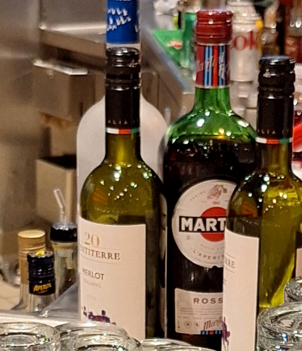 a group of bottles of alcohol