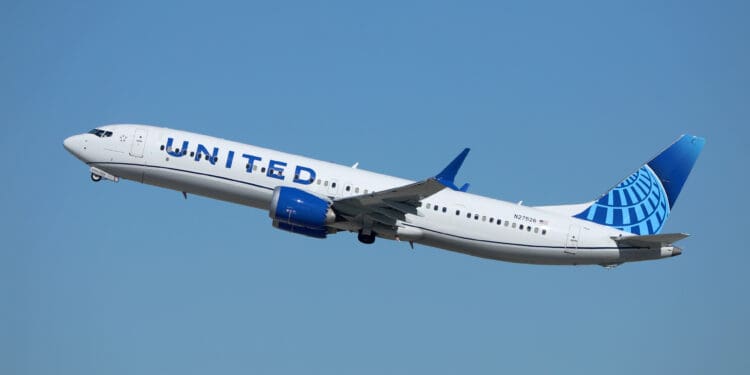 a plane flying in the sky