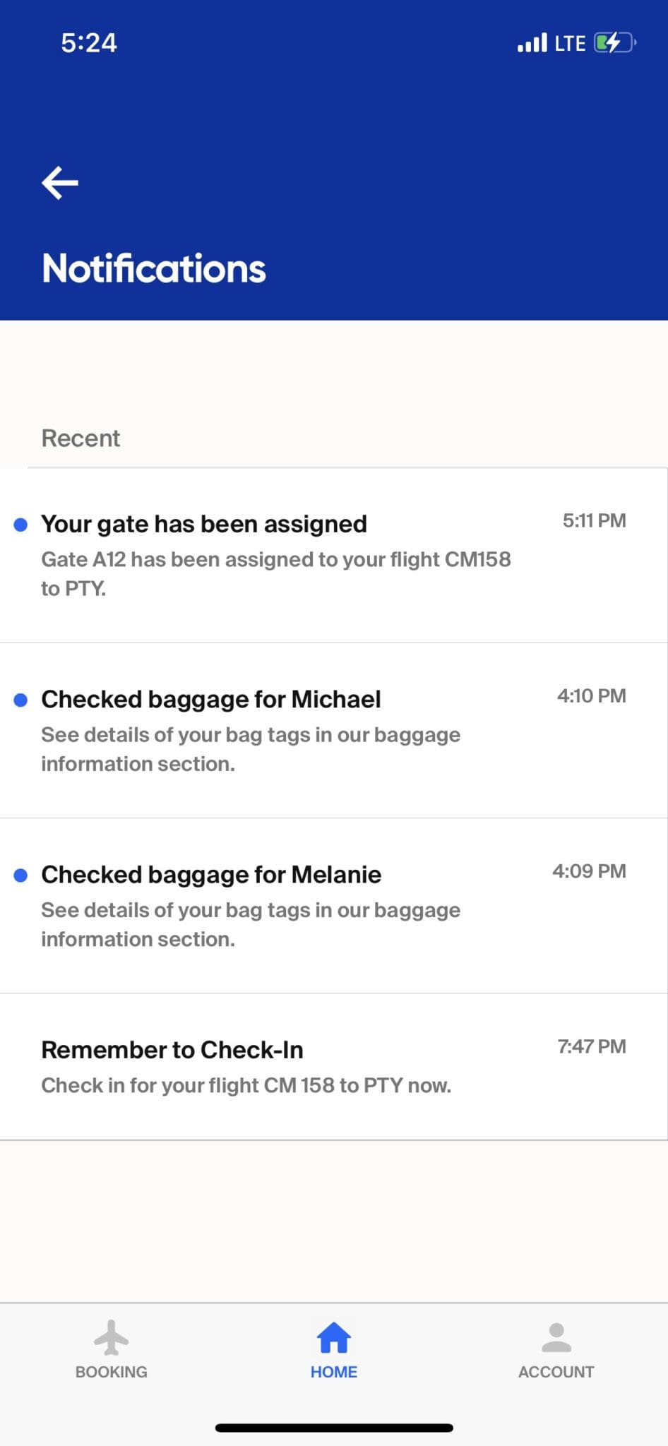 Copa Airlines App Checked Baggage - Eye Of The Flyer