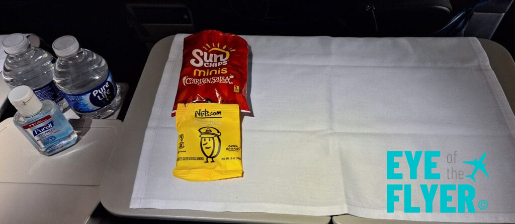 a bag of chips on a white napkin