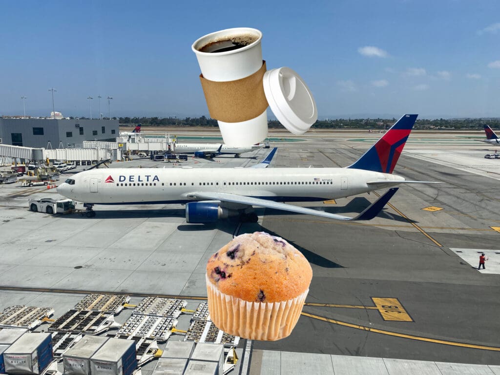 Delta Air Lines and Starbucks have a strategic partnership.