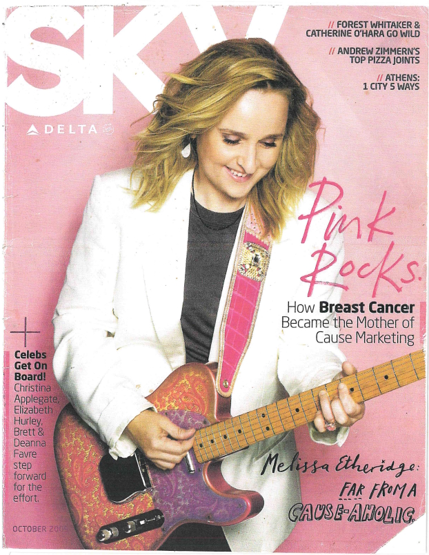 a woman on the cover of a magazine