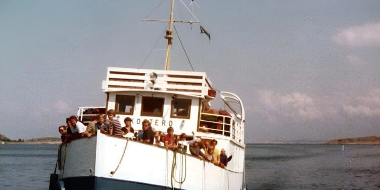 a boat with people on it