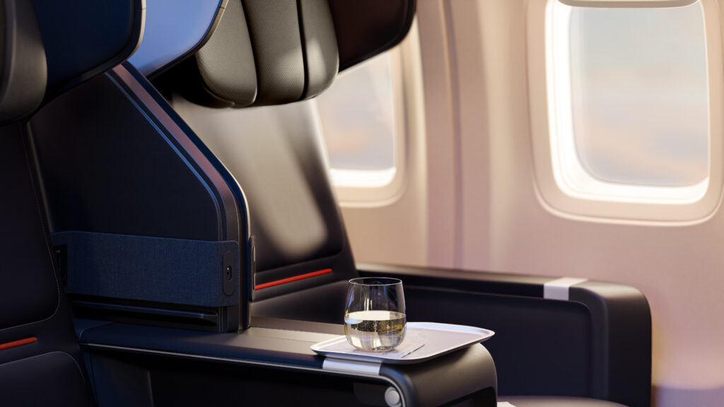 Delta First Class cabin