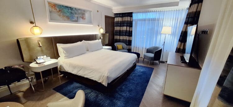 Hilton Diagonal Mar Barcelona Spain Corner Suite Review Diamond Free Upgrade (5)