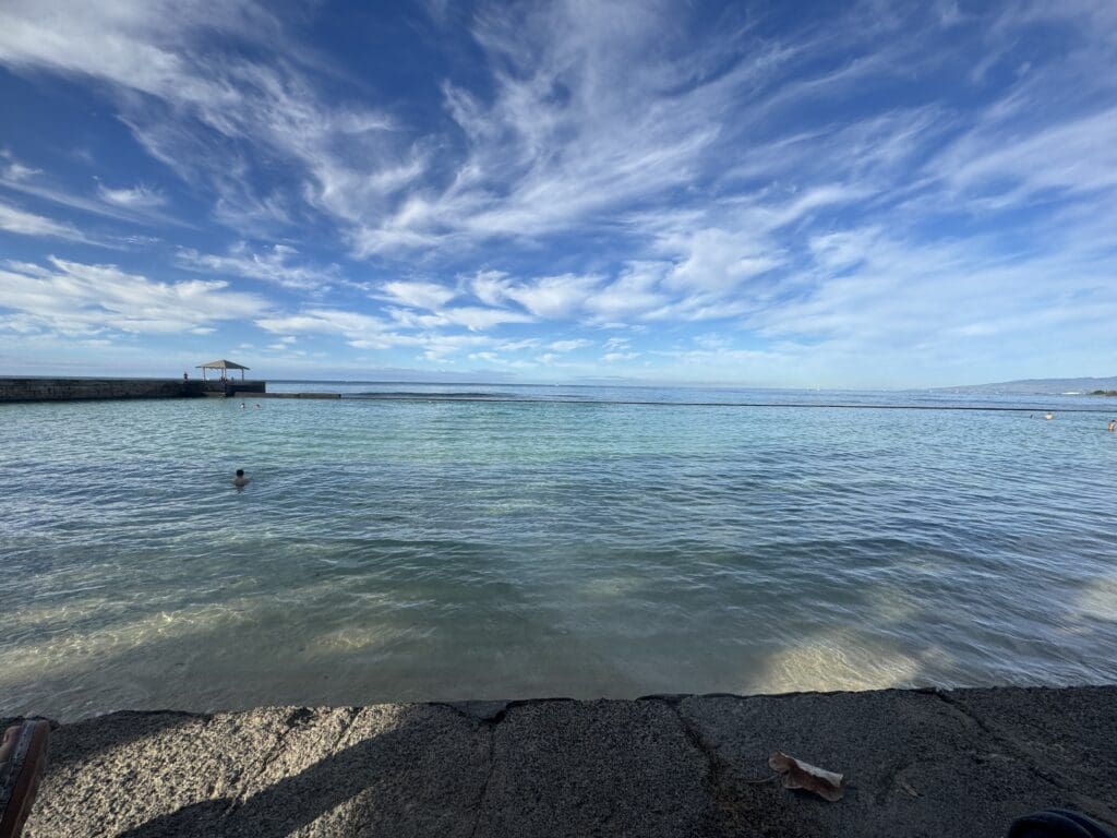 You can walk to the beach from Hyatt Place Waikiki