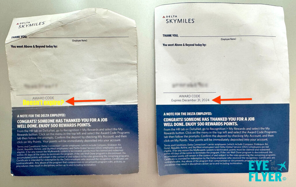 Are Delta's Job Well Done certificates expiring?