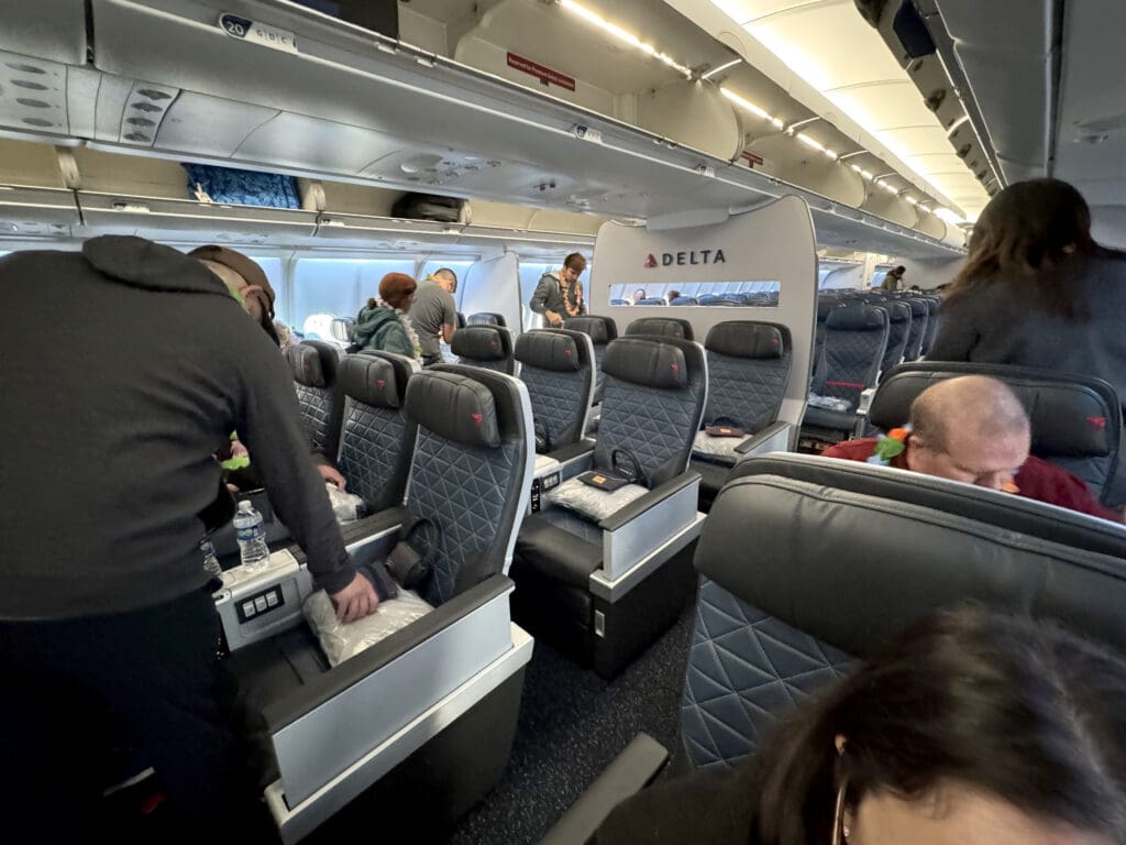 The Premium Select cabin on a Delta Air Lines A330-300